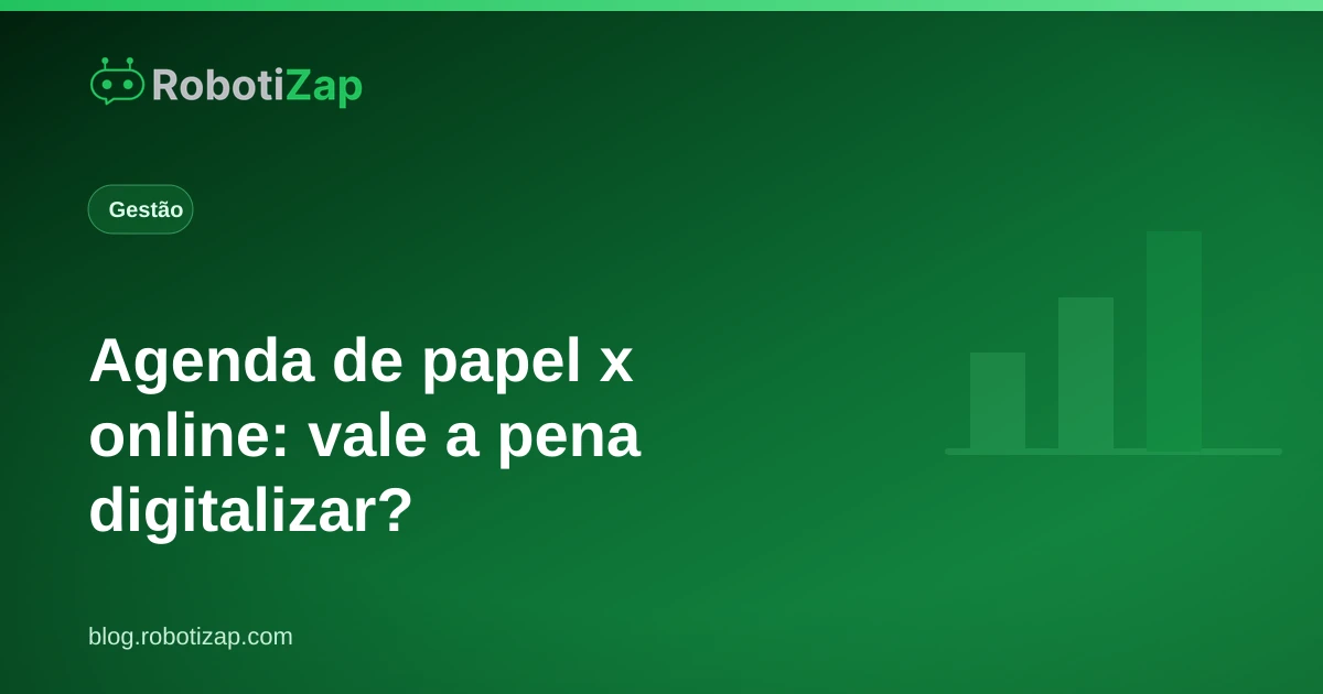 Caderno de agenda em cima do balcão de uma barbearia ao lado de um celular mostrando uma agenda online