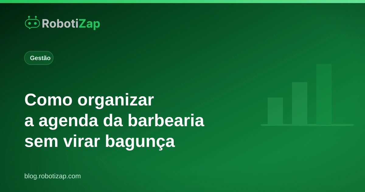 Barbeiro conferindo a agenda do dia no celular dentro da barbearia