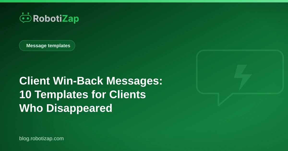 WhatsApp screen with a barbershop message winning back a client who had been away