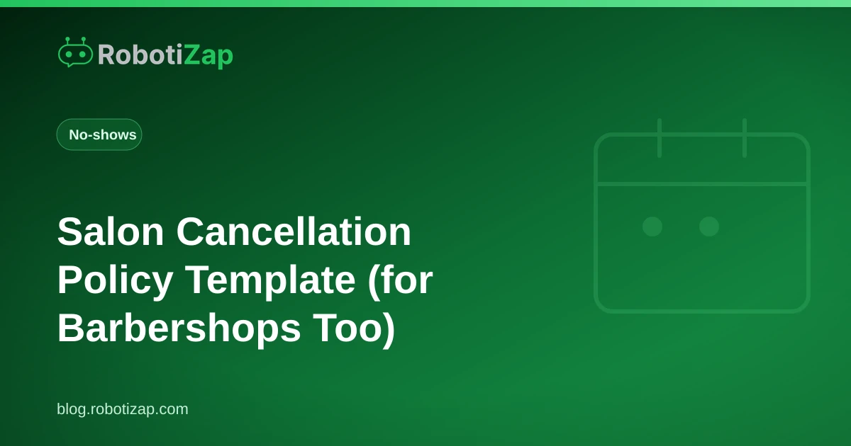 Barbershop front desk with the day's schedule open and a phone showing an appointment confirmation on WhatsApp