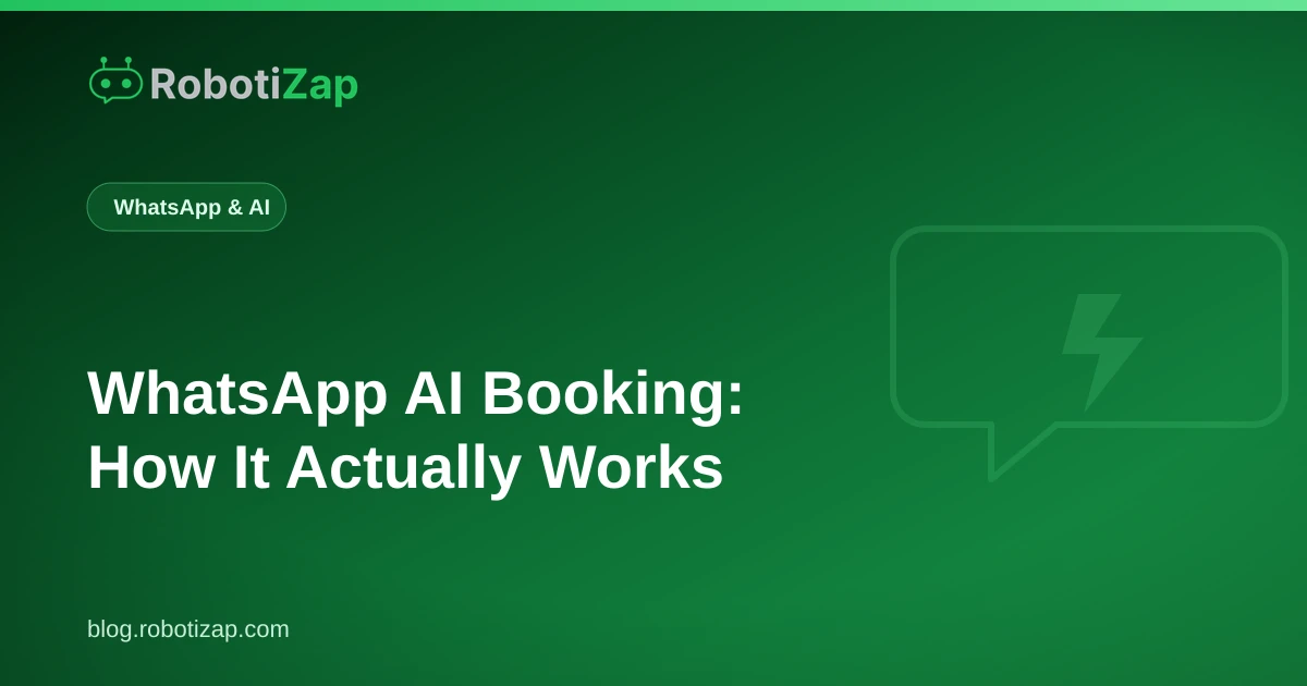Client booking a barbershop appointment on WhatsApp while the virtual assistant confirms it