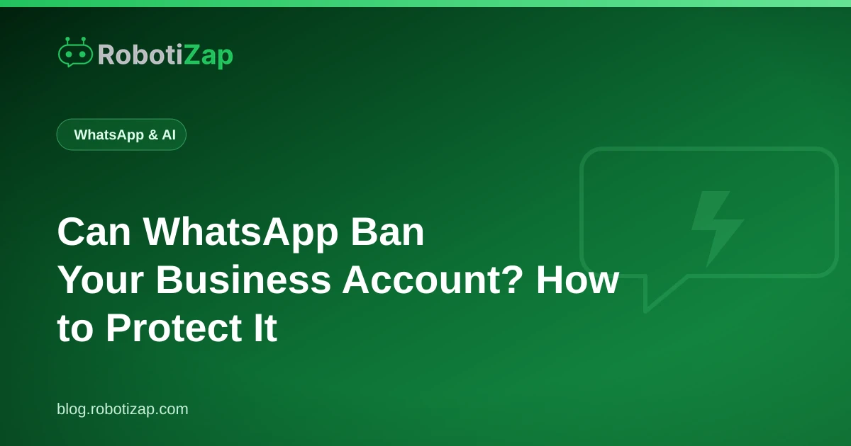 Phone screen showing a banned WhatsApp account warning next to a barbershop chair