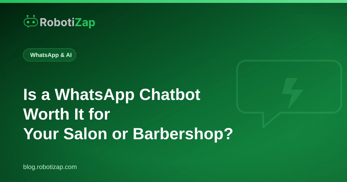 Barbershop owner checking appointments booked by a WhatsApp chatbot