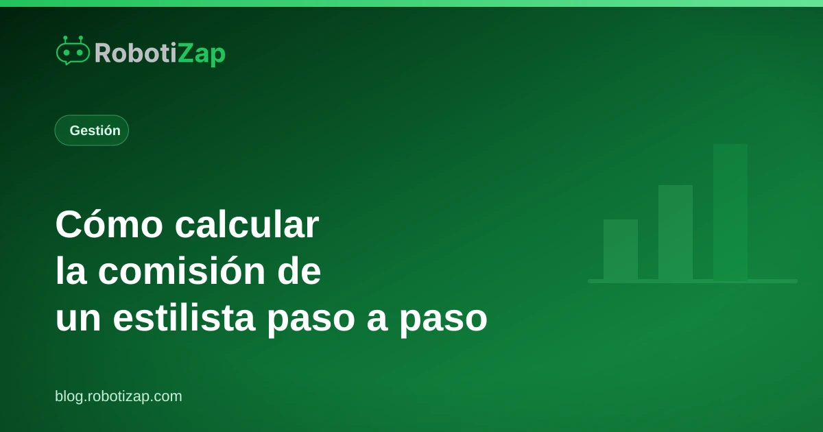 Estilista terminando un brushing en el salón mientras calcula la comisión del servicio