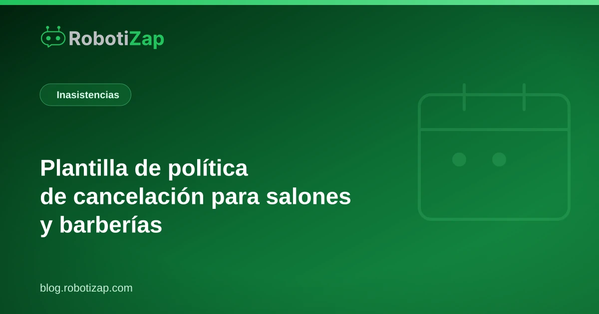 Recepción de una barbería con la agenda del día abierta y un teléfono mostrando la confirmación de una cita por WhatsApp