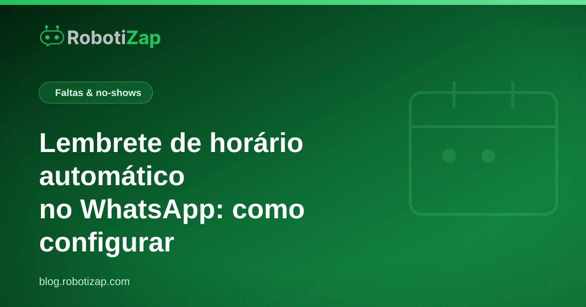 Tela de celular com lembrete de agendamento de barbearia no WhatsApp e botão de confirmação