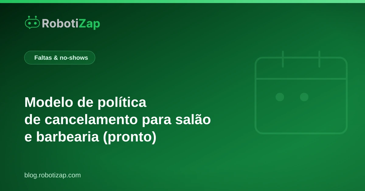 Recepção de barbearia com agenda do dia aberta e celular mostrando confirmação de horário pelo WhatsApp